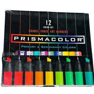 NOB Prismacolor Double-ended Art Markers Primary and Secondary Colors Set Of 12